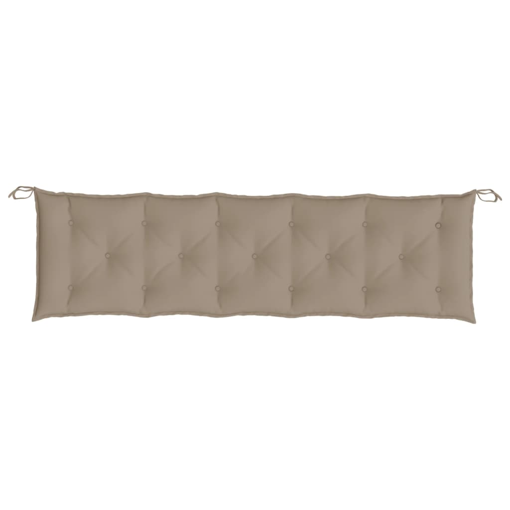 vidaXL Tuinbankkussen 180x50x7 cm oxford stof taupe, foto 2