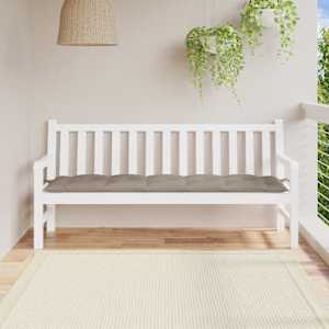 Poduška na zahradní lavici taupe 180x50x7 cm oxfordská látka - obrázek 1