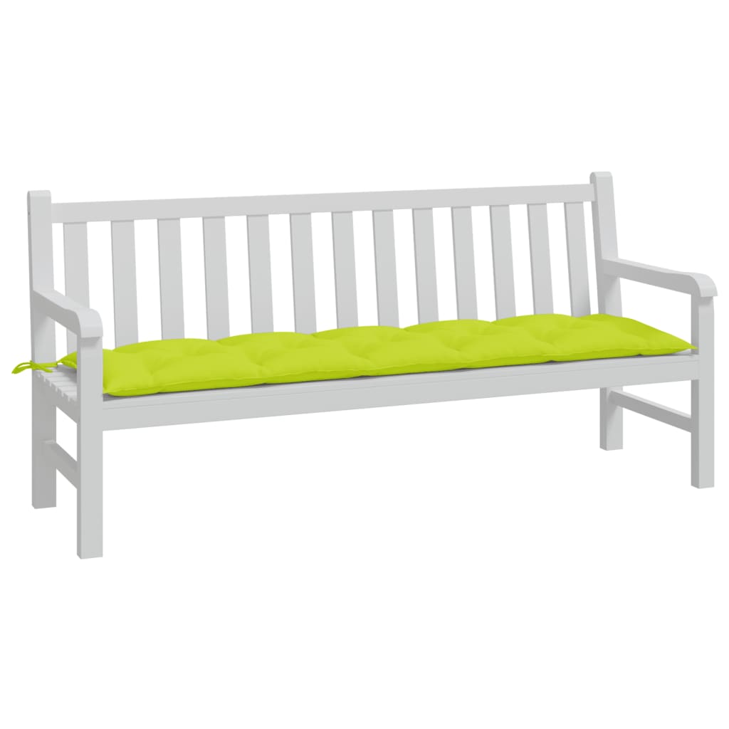 vidaXL Tuinbankkussen 180x50x7 cm oxford stof heldergroen afbeelding
