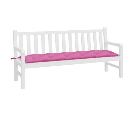 vidaXL Gartenbank-Auflage Rosa 180x50x7 cm Oxford-Gewebe