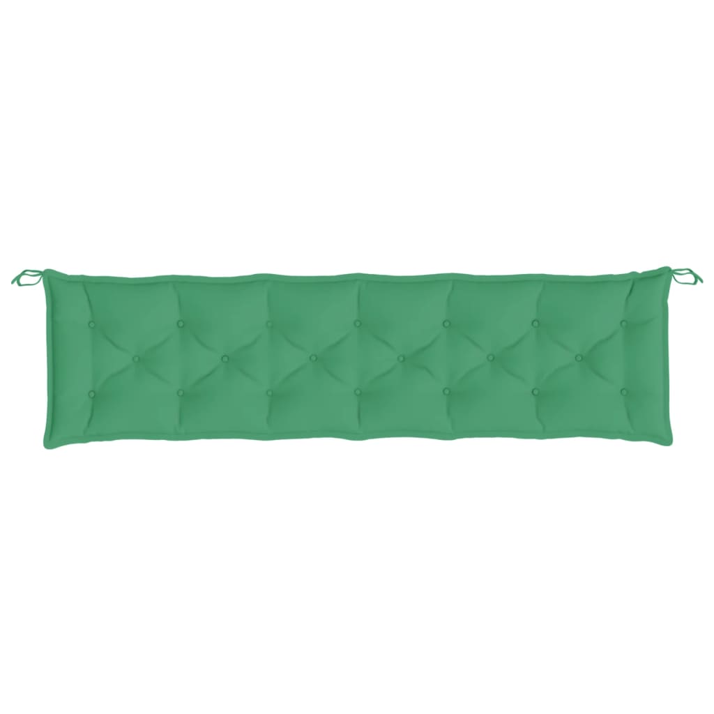 vidaXL Tuinbankkussen 200x50x7 cm stof groen, foto 2