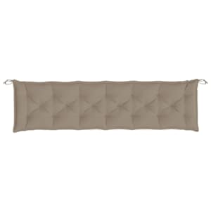 Poduška na zahradní lavici taupe 200x50x7 cm oxfordská látka - obrázek 4