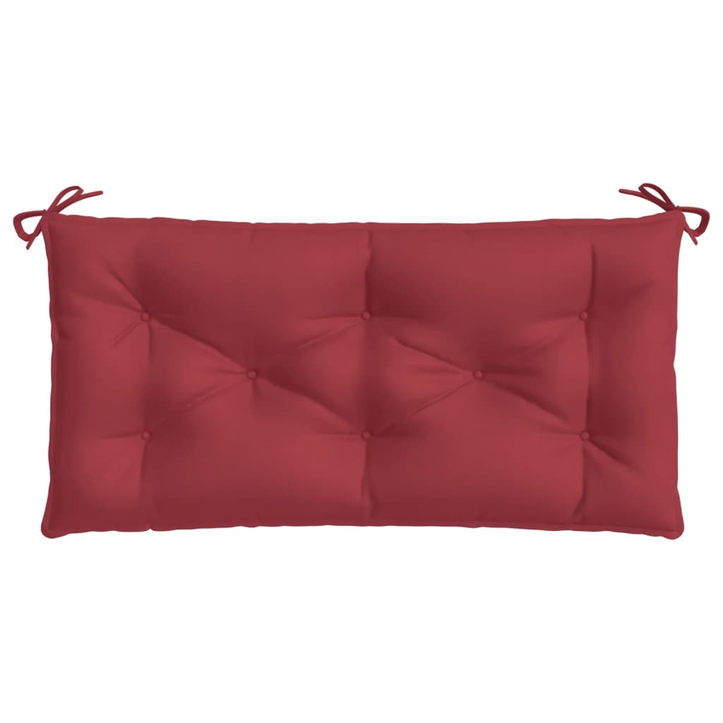 vidaXL Tuinbankkussens 2 st 100x50x7 cm oxford stof wijnrood, foto 4