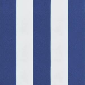 Podušky na lavici 2 ks modré a bílé pruhy 100x50x7 cm textil - obrázek 8