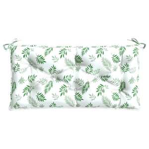 Podušky na zahradní lavici 2 ks vzor listů 100x50x7 cm textil - obrázek 5