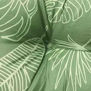 Podušky na zahradní lavici 2 ks vzor listů 100x50x7 cm textil - obrázek 7