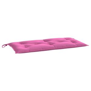 Podušky na zahradní lavici 2 ks růžové 100 x 50 x 7 cm textil - obrázek 5