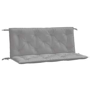 Podušky na zahradní lavici 2 ks šedé 120x50x7 cm látka oxford - obrázek 2