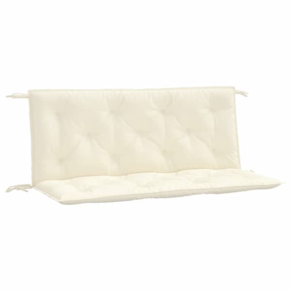 vidaXL aiapingi istmepadjad 2tk, kreemvalge, 120x50x7cm, oxford-kangas