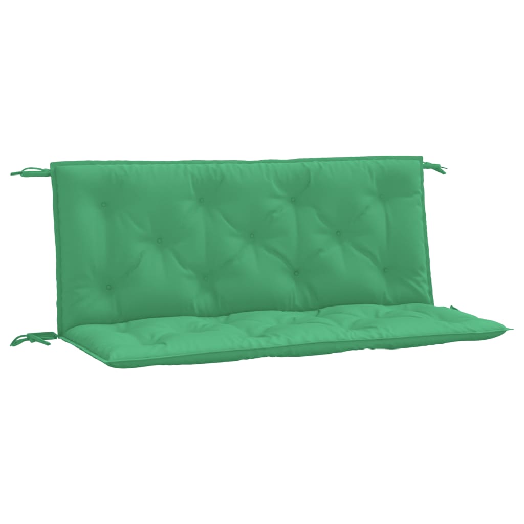 vidaXL Podušky na zahradní lavici 2 ks zelené 120x50x7 cm látka oxford