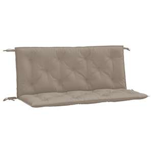 Podušky na zahradní lavici 2ks taupe 120x50x3cm oxfordská látka - obrázek 2
