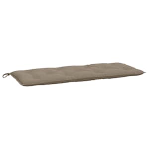 Podušky na zahradní lavici 2ks taupe 120x50x3cm oxfordská látka - obrázek 4