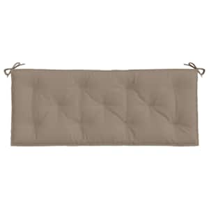 Podušky na zahradní lavici 2ks taupe 120x50x3cm oxfordská látka - obrázek 5