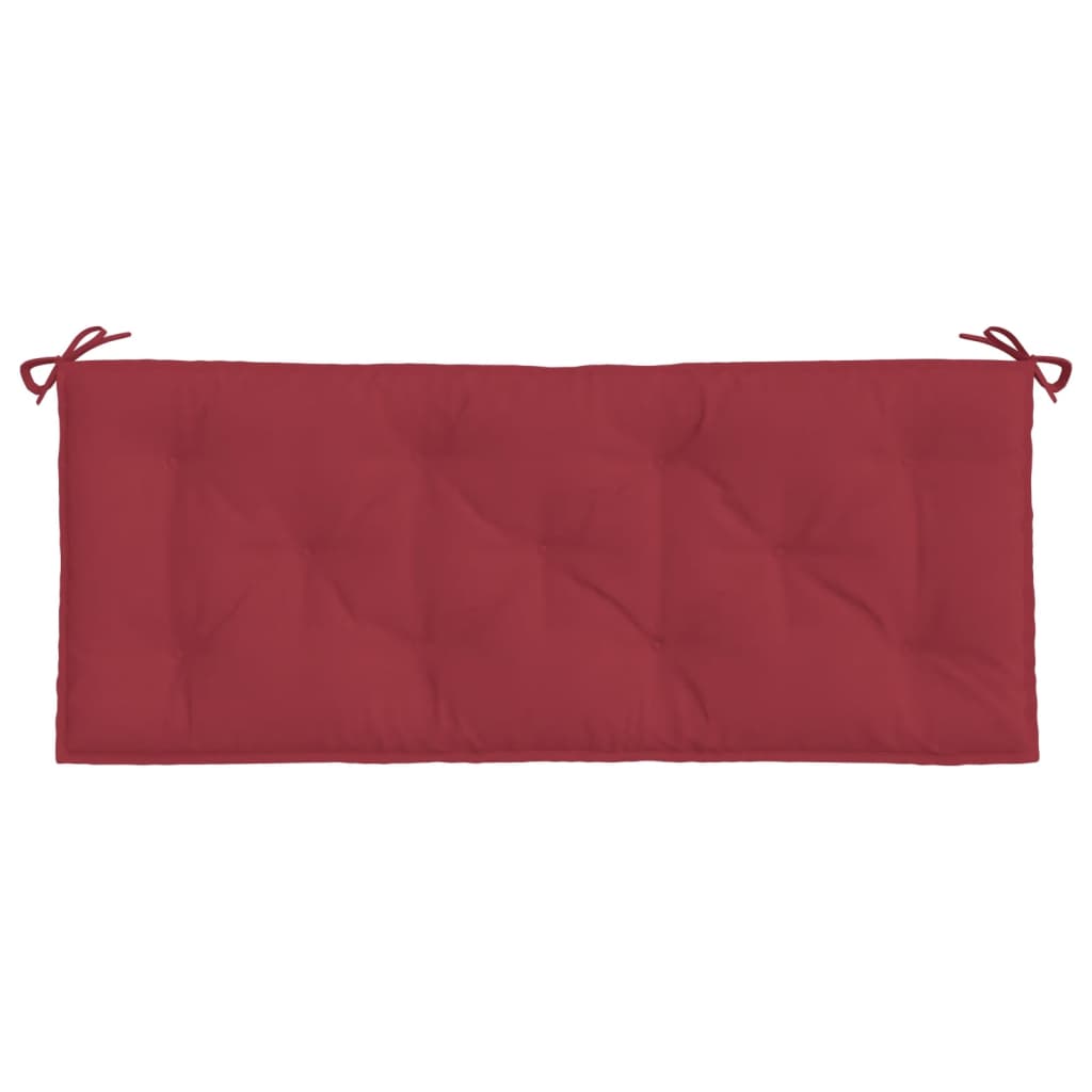 vidaXL Tuinbankkussens 2 st 120x50x7 cm oxford stof wijnrood, foto 4