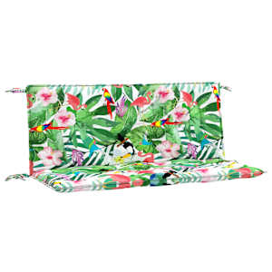 vidaXL aiapingi istmepadjad 2 tk, mitmev&auml;rviline, 120x50x7 cm, kangas