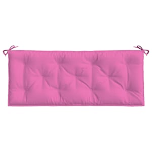 Podušky na zahradní lavici 2 ks růžové 120 x 50 x 7 cm textil - obrázek 6