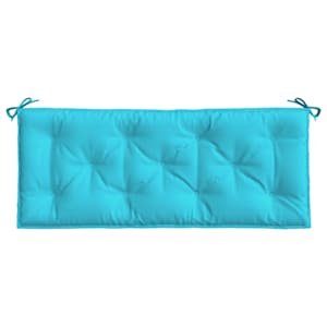 Podušky na zahradní lavici 2 ks tyrkysové 120x50x7 cm textil - obrázek 6