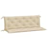 vidaXL aiapingi istmepadjad 2 tk, beež, 150x50x7 cm, oxford-kangas