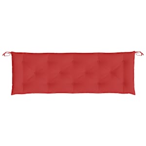 Podušky na zahradní lavici 2 ks červené 150x50x3cm látka oxford - obrázek 6
