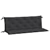 vidaXL aiapingi istmepadjad 2 tk, must, 150x50x7 cm, oxford-kangas