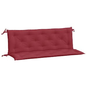 Podušky na zahradní lavici 2 ks vínové 150x50x7 cm látka oxford - obrázek 2