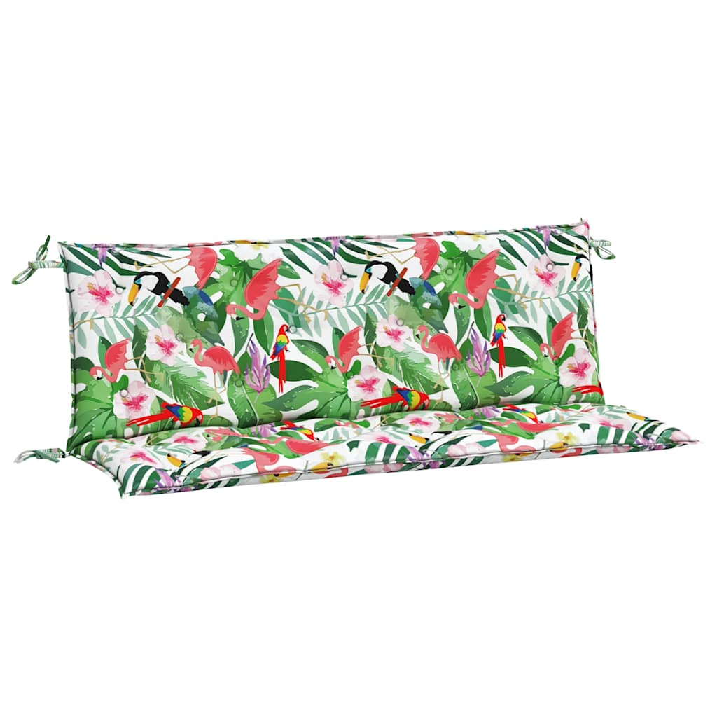 VidaXL Coussins De Banc De Jardin Lot De 2 Multicolore 150x50x7 Cm