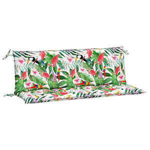 Podušky na zahradní lavici 2 ks vícebarevné 150x50x7 cm textil - obrázek 2