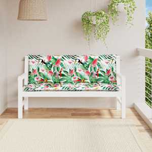 Podušky na zahradní lavici 2 ks vícebarevné 150x50x7 cm textil - obrázek 3