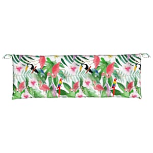 Podušky na zahradní lavici 2 ks vícebarevné 150x50x7 cm textil - obrázek 6