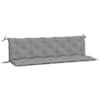 vidaXL aiapingi istmepadjad 2 tk, hall, 180x50x7 cm, oxford-kangas