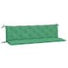 vidaXL aiapingi istmepadjad 2 tk, roheline, 180x50x7 cm, oxford-kangas