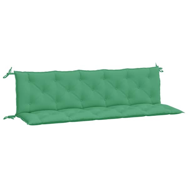 vidaXL aiapingi istmepadjad 2 tk, roheline, 180x50x7 cm, oxford-kangas