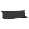 vidaXL aiapingi istmepadjad 2 tk, must, 180x50x7 cm, oxford-kangas