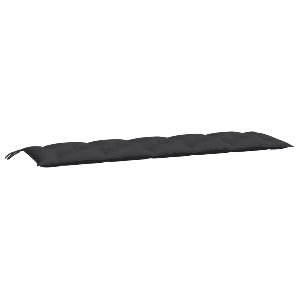 vidaXL Tuinbankkussens 2 st 180x50x7 cm oxford stof zwart, foto 2