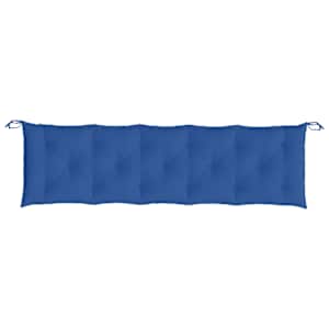 Podušky na zahradní lavici 2 ks modré 180x50x7cm látka oxford - obrázek 6