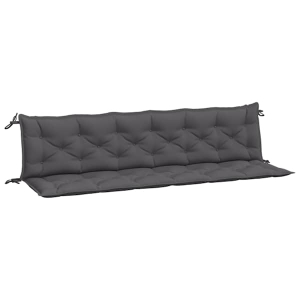 vidaXL aiapingi istmepadjad 2tk, antratsiit, 200x50x7cm, oxford-kangas