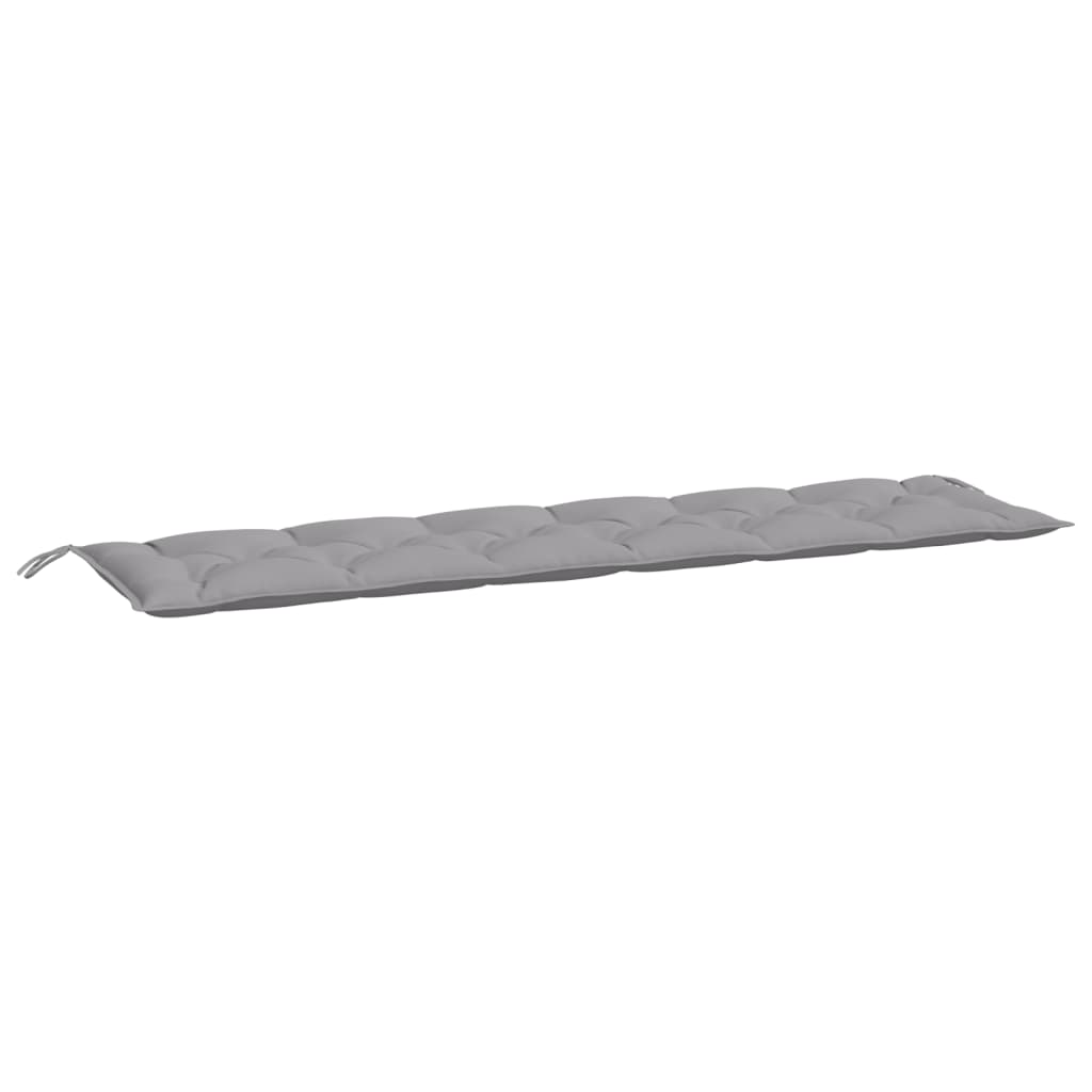 vidaXL Tuinbankkussens 2 st 200x50x7 cm oxford stof grijs, foto 2