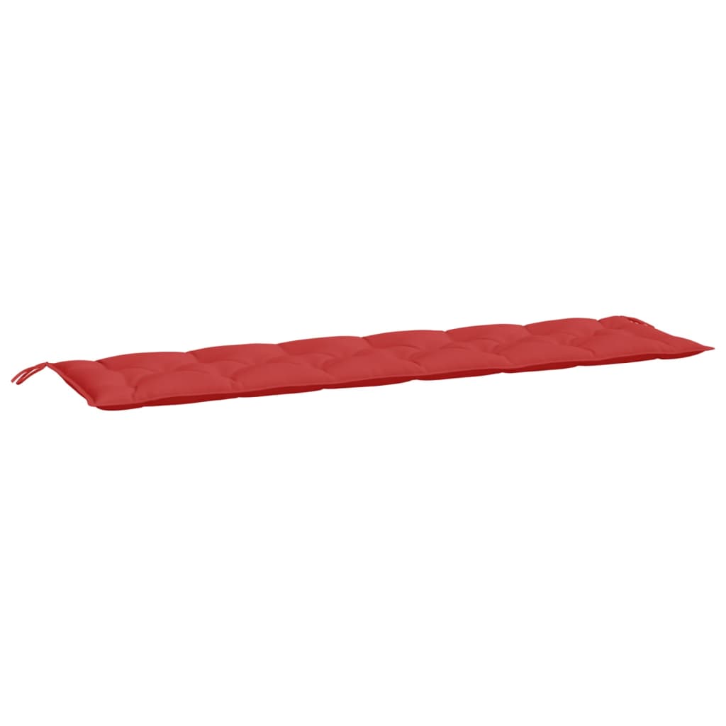 vidaXL Tuinbankkussens 2 st 200x50x7 cm oxford stof rood, foto 2