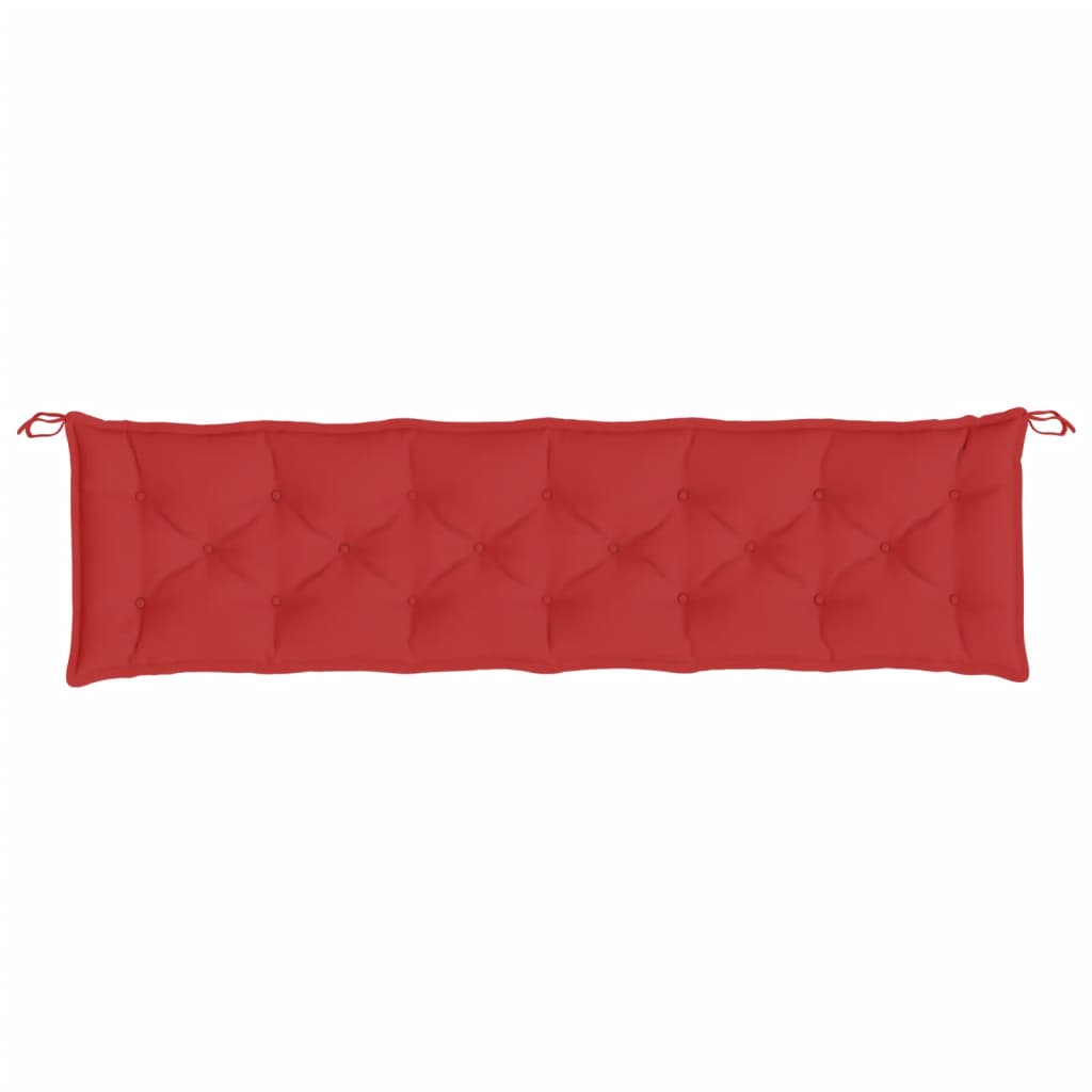 vidaXL Tuinbankkussens 2 st 200x50x7 cm oxford stof rood, foto 4