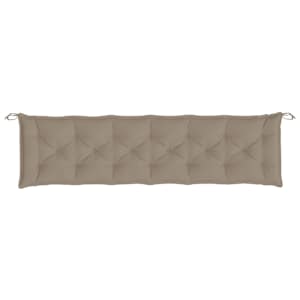 Podušky na zahradní lavici 2ks taupe 200x50x3cm oxfordská látka - obrázek 5