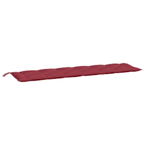 Podušky na zahradní lavici 2 ks vínové 200x50x7 cm látka oxford - obrázek 4