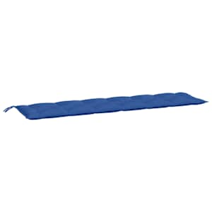 Podušky na zahradní lavici 2 ks modré 200x50x7cm látka oxford - obrázek 4