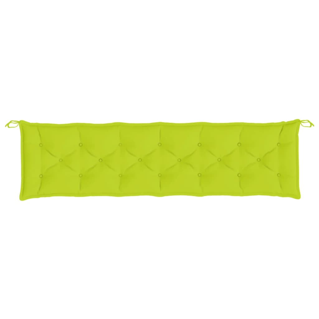 vidaXL Tuinbankkussens 2 st 200x50x7 cm oxford stof heldergroen groen, foto 4