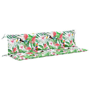 Podušky na zahradní lavici 2 ks vícebarevné 200x50x7 cm textil - obrázek 2