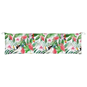 Podušky na zahradní lavici 2 ks vícebarevné 200x50x7 cm textil - obrázek 6