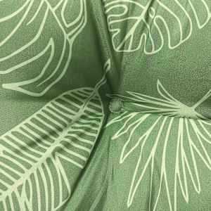 Podušky na zahradní lavici 2 ks vzor listů 200x50x7 cm textil - obrázek 7