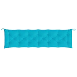 Podušky na zahradní lavici 2 ks tyrkysové 200x50x7 cm textil - obrázek 6