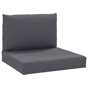 vidaXL euroaluse istmepadjad 2 tk, antratsiithall, oxford-kangas