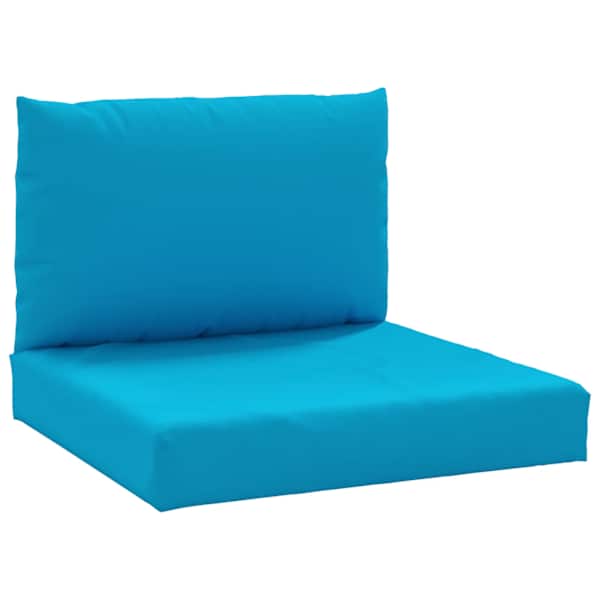 vidaXL euroaluse istmepadjad 2 tk, helesinine, oxford kangas
