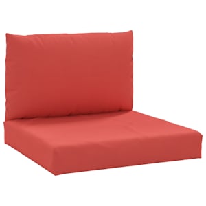 vidaXL euroaluse istmepadjad 2 tk, punane, oxford kangas